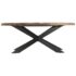 vidaXL Dining Table 180x90x76 cm Solid Reclaimed Wood - Image 2