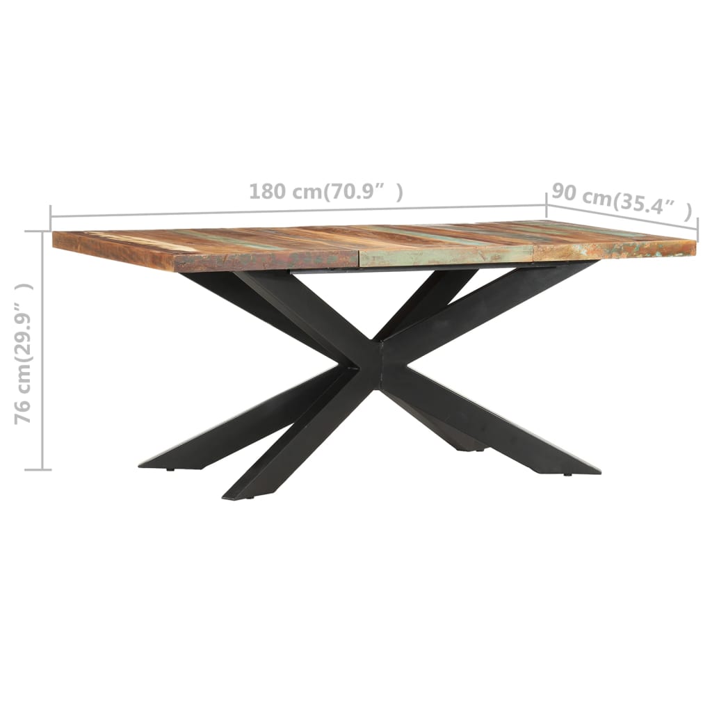 8719883793146_g_en_hd_4 vidaXL Dining Table 180x90x76 cm Solid Reclaimed Wood - Image 5