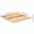 vidaXL Table Top Solid Wood Mango 25-27 mm 60x60 cm - Image 10