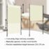vidaXL Outdoor Roller Blind 120x270 cm Cream - Image 9
