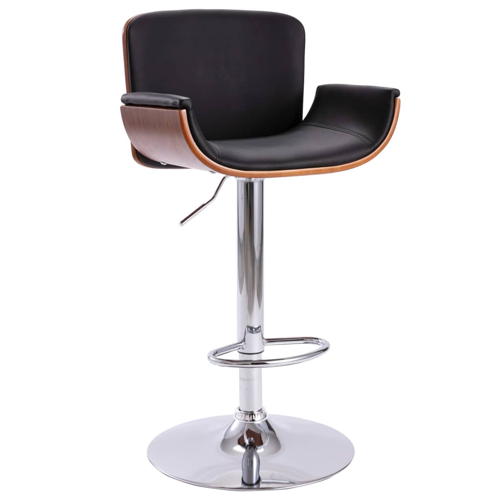 8719883795591_a_en_hd_1 vidaXL Bar Stool Black Faux Leather - Image 1