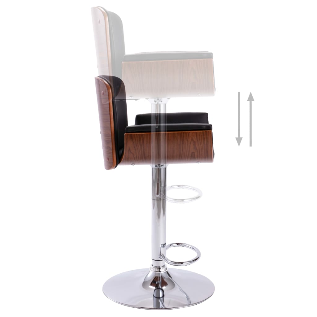 8719883795591_g_en_hd_4 vidaXL Bar Stool Black Faux Leather - Image 5