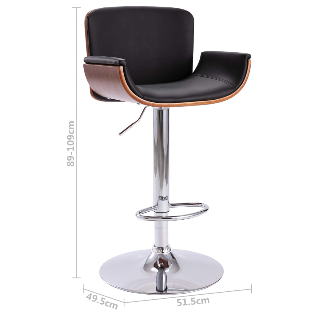 8719883795591_g_en_hd_7 vidaXL Bar Stool Black Faux Leather - Image 8