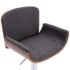 vidaXL Bar Stool Grey Fabric - Image 6