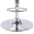 vidaXL Bar Stool Grey Fabric - Image 7