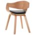 vidaXL Dining Chairs 2 pcs Bent Wood and Faux Leather - Image 6