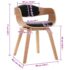 vidaXL Dining Chairs 2 pcs Bent Wood and Faux Leather - Image 9