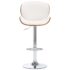 vidaXL Bar Stool White Faux Leather - Image 2