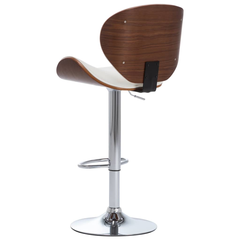 8719883795942_g_en_hd_2 vidaXL Bar Stool White Faux Leather - Image 3