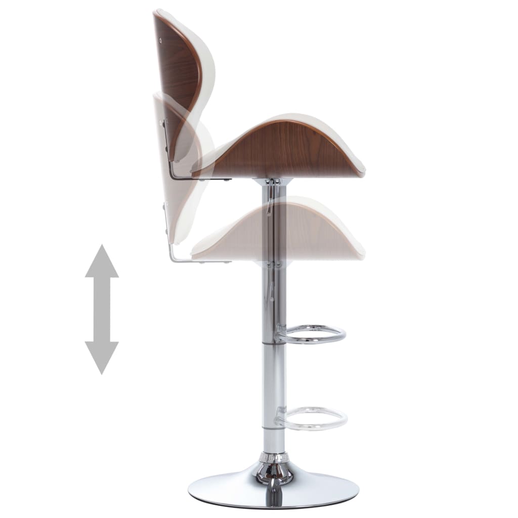 8719883795942_g_en_hd_3 vidaXL Bar Stool White Faux Leather - Image 4