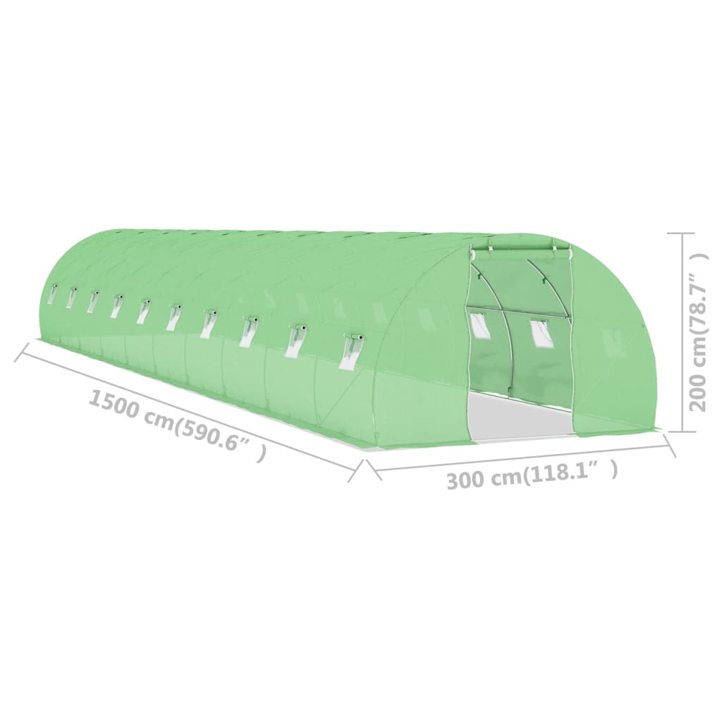 8719883796178_g_en_hd_9 vidaXL Greenhouse 45 m² 15x3x2 m - Image 11