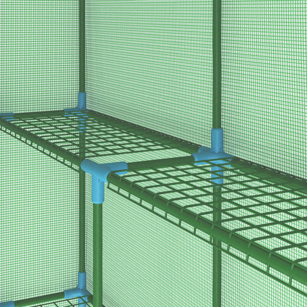 8719883796284_g_en_hd_6 vidaXL Greenhouse with Shelves Steel 143x143x195 cm - Image 8