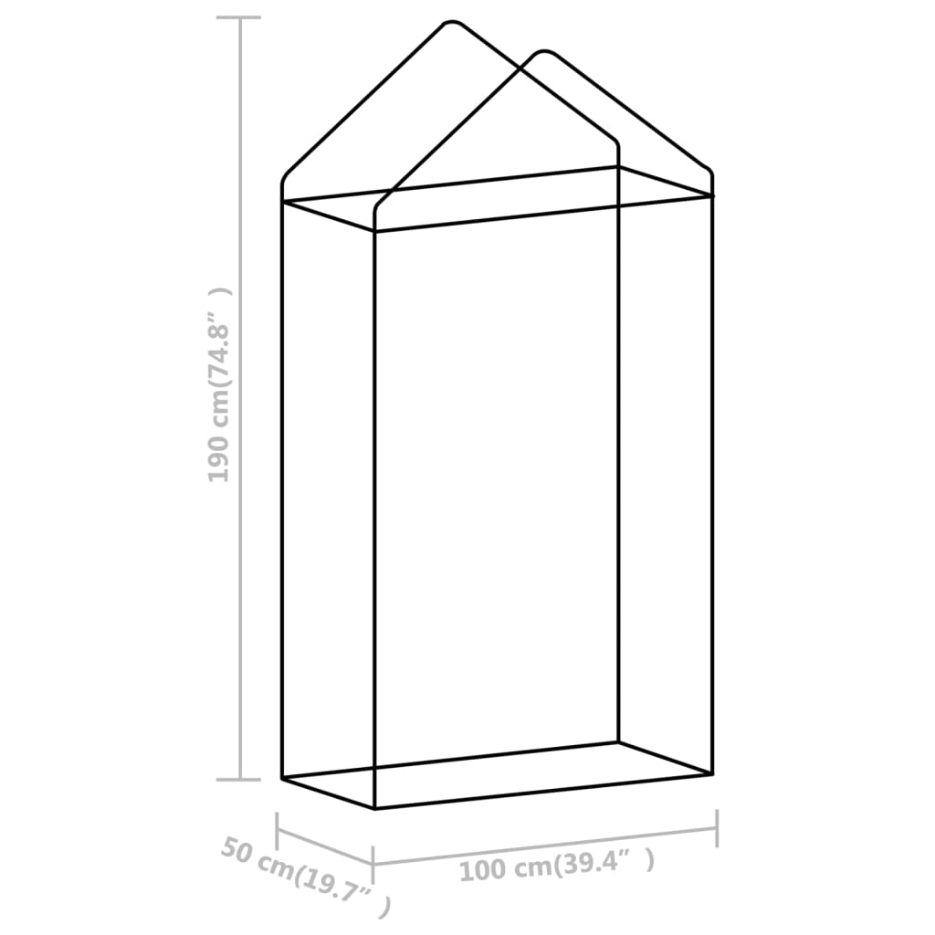 8719883796291_g_en_hd_9 vidaXL Greenhouse with Steel Frame 0.5 m² 1x0.5x1.9 m - Image 11