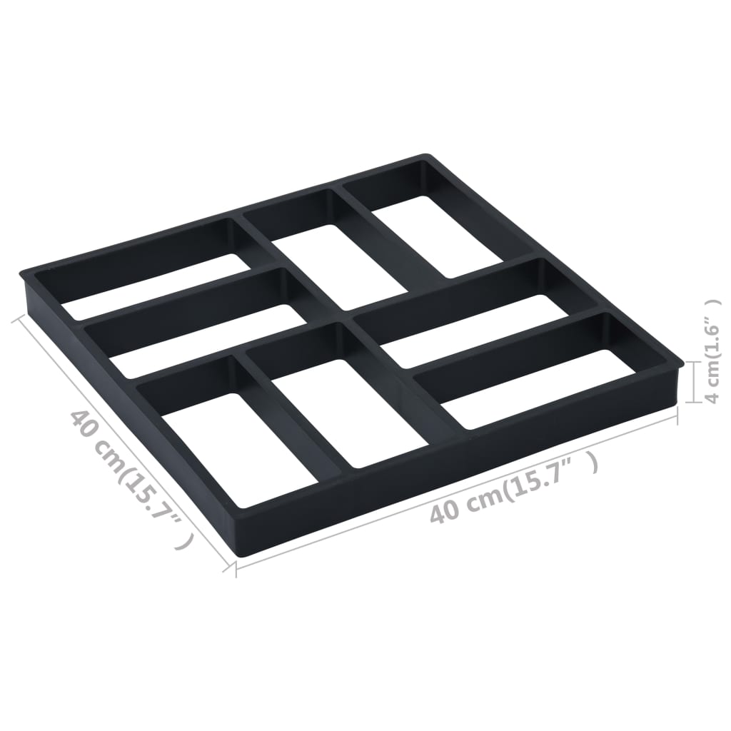 8719883796420_g_en_hd_5 vidaXL Pavement Moulds 2 pcs 40x40x4 cm Plastic - Image 6