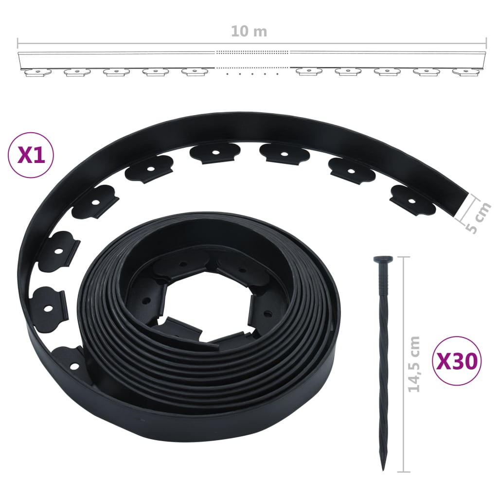 8719883796468_g_en_hd_6 vidaXL Flexible Lawn Edging with 30 Pegs 10 m 5 cm - Image 7