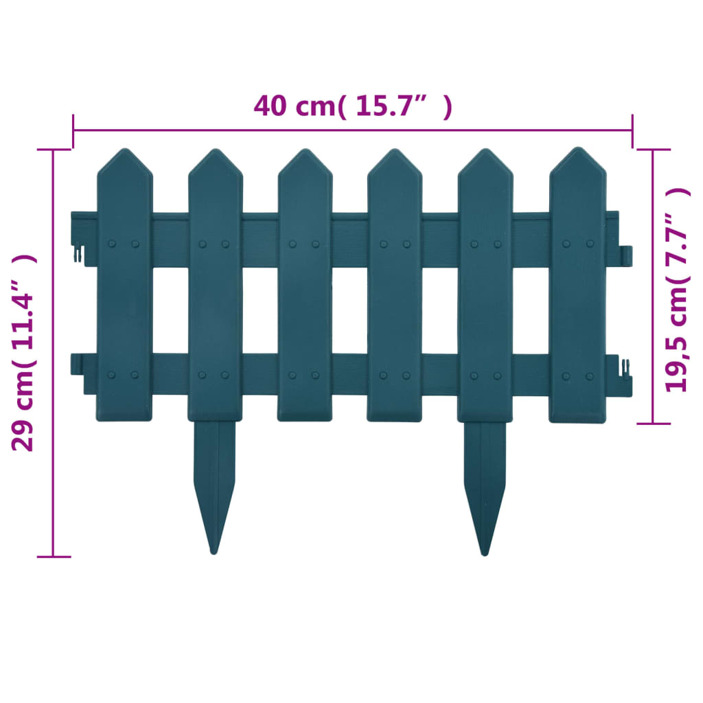 8719883796499_g_en_hd_6 vidaXL Lawn Edgings 25 pcs Green 10 m PP - Image 8