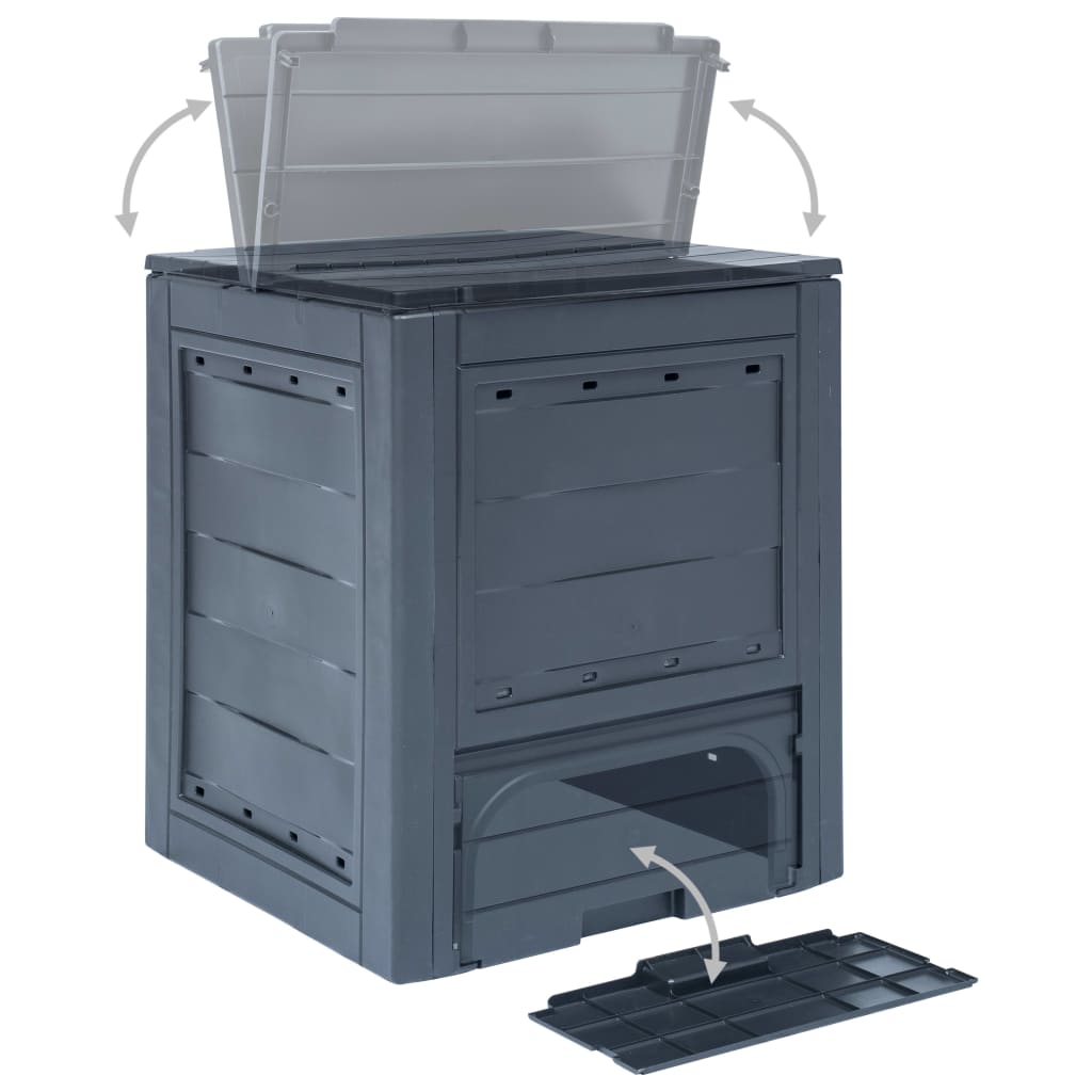 8719883796758_g_en_hd_3 vidaXL Garden Composters 2 pcs Grey 60x60x73 cm 520 L - Image 4