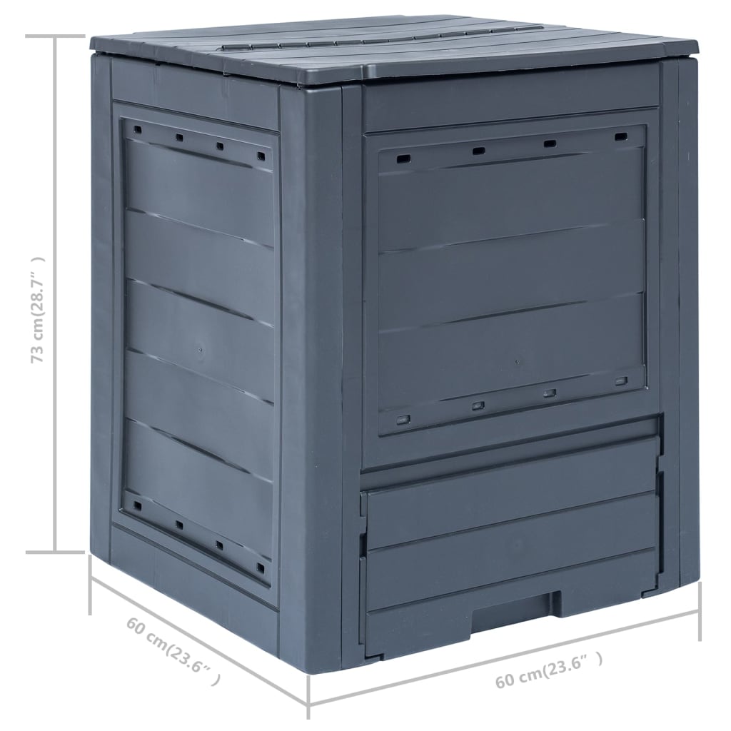 8719883796758_g_en_hd_6 vidaXL Garden Composters 2 pcs Grey 60x60x73 cm 520 L - Image 7