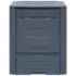 vidaXL Garden Composters 3 pcs Grey 60x60x73 cm 780 L - Image 2