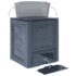 vidaXL Garden Composters 3 pcs Grey 60x60x73 cm 780 L - Image 4