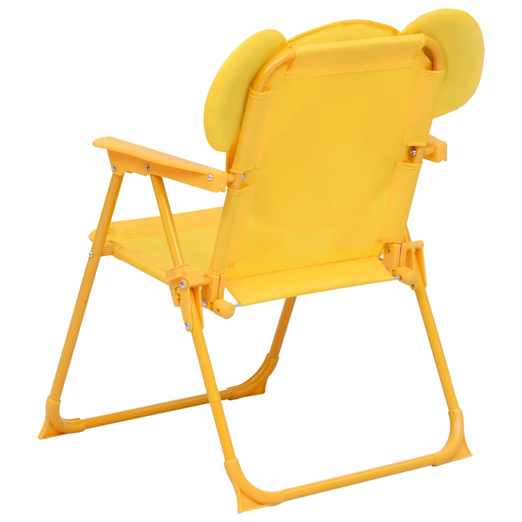 8719883798233_g_en_hd_5 vidaXL 3 Piece Kids' Garden Bistro Set with Parasol Yellow - Image 6