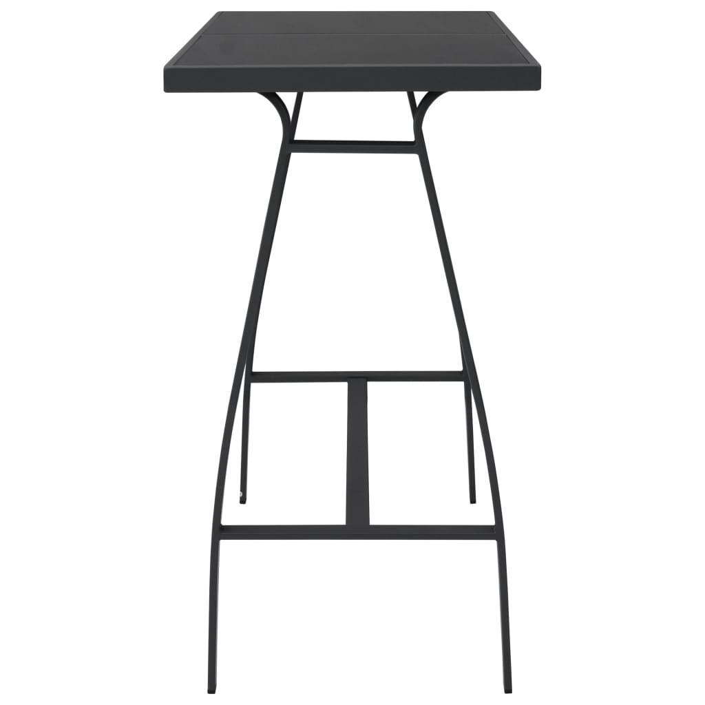 8719883798448_g_en_hd_2 vidaXL Garden Bar Table Black 110x60x110 cm Tempered Glass - Image 3