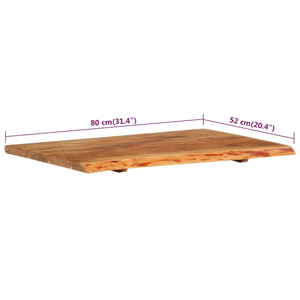 8719883801087_g_en_hd_6 vidaXL Bathroom Vanity Top Solid Acacia Wood 80x52x2.5 cm - Image 7