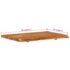 vidaXL Bathroom Vanity Top Solid Acacia Wood 80x52x3.8 cm - Image 7
