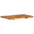 vidaXL Bathroom Vanity Top Solid Acacia Wood 80x52x3.8 cm - Image 9