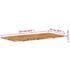 vidaXL Bathroom Vanity Top Solid Acacia Wood 114x52x2.5 cm - Image 7