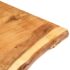 vidaXL Table Top Solid Acacia Wood 80x(50-60)x2.5 cm - Image 3