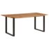 vidaXL Dining Table 180x90x76 cm Solid Acacia Wood