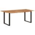 vidaXL Dining Table 180x90x76 cm Solid Acacia Wood - Image 11