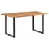 vidaXL Dining Table 154x80x76 cm Solid Acacia Wood - Image 12