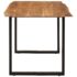 vidaXL Dining Table 154x80x76 cm Solid Acacia Wood - Image 5