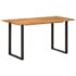 vidaXL Dining Table 140x70x76 cm Solid Acacia Wood - Image 12
