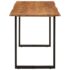 vidaXL Dining Table 140x70x76 cm Solid Acacia Wood - Image 3