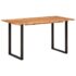vidaXL Dining Table 140x70x76 cm Solid Acacia Wood - Image 9