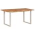 vidaXL Dining Table 154x80x76 cm Solid Acacia Wood - Image 13