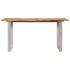 vidaXL Dining Table 154x80x76 cm Solid Acacia Wood - Image 4