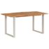 vidaXL Dining Table 154x80x76 cm Solid Acacia Wood - Image 11