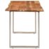 vidaXL Dining Table 140x70x76 cm Solid Acacia Wood - Image 5