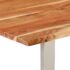 vidaXL Dining Table 140x70x76 cm Solid Acacia Wood - Image 7
