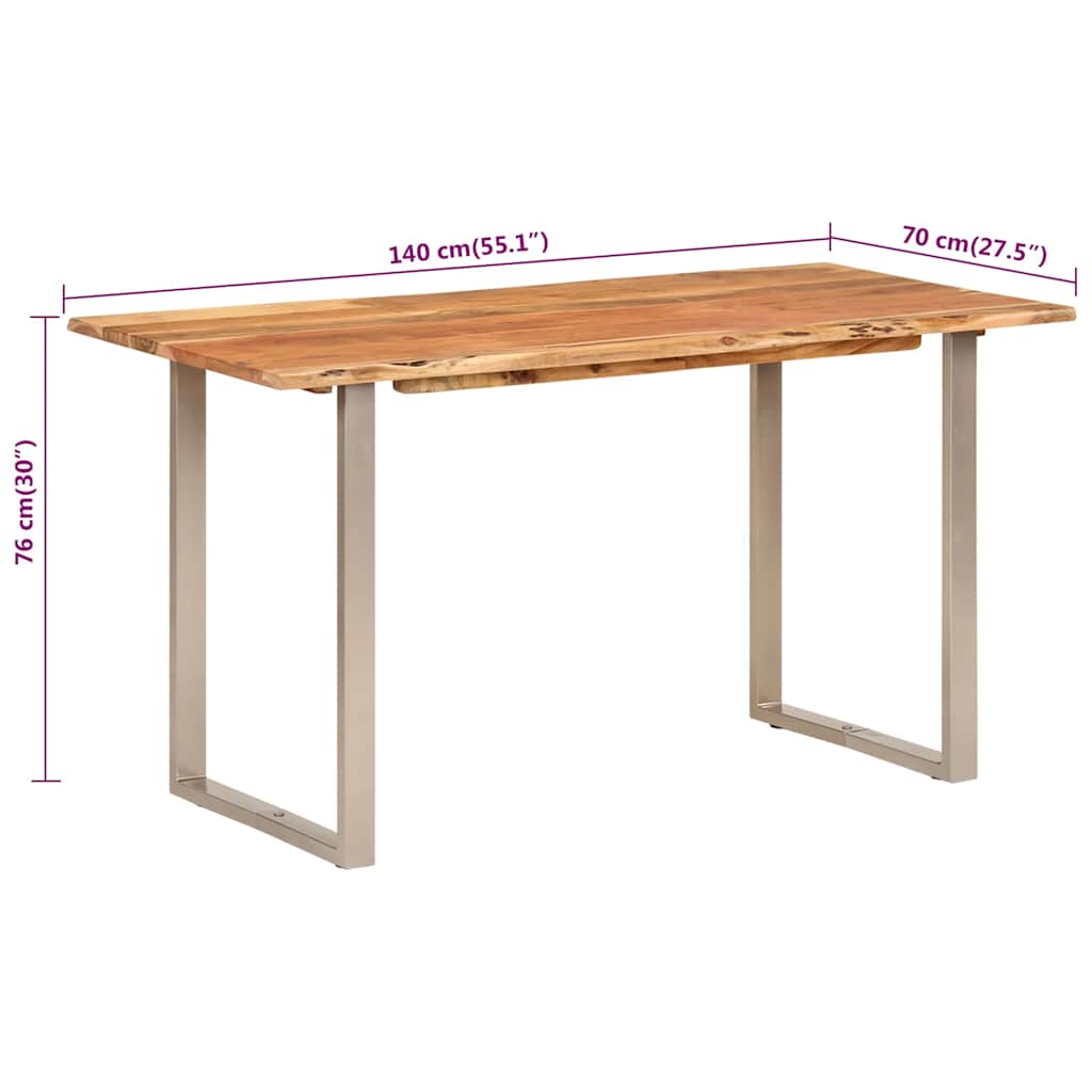8719883802862_g_en_hd_8 vidaXL Dining Table 140x70x76 cm Solid Acacia Wood - Image 10