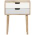 vidaXL Bedside Cabinet 47x35x59 cm Solid Wood Mango - Image 4