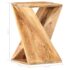vidaXL Side Table 35x35x55 cm Solid Wood Mango - Image 4