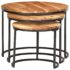 vidaXL Nesting Tables 3 pcs Solid Wood Acacia - Image 2