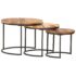 vidaXL Nesting Tables 3 pcs Solid Wood Acacia - Image 6