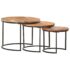 vidaXL Nesting Tables 3 pcs Solid Wood Acacia - Image 8