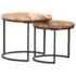 vidaXL Nesting Tables 2 pcs Solid Wood Acacia - Image 5